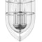 Homeroots 18.5 x 10 x 10 in. Dylan 3-Light Chrome Hanging Lantern 397960 - alternate 2